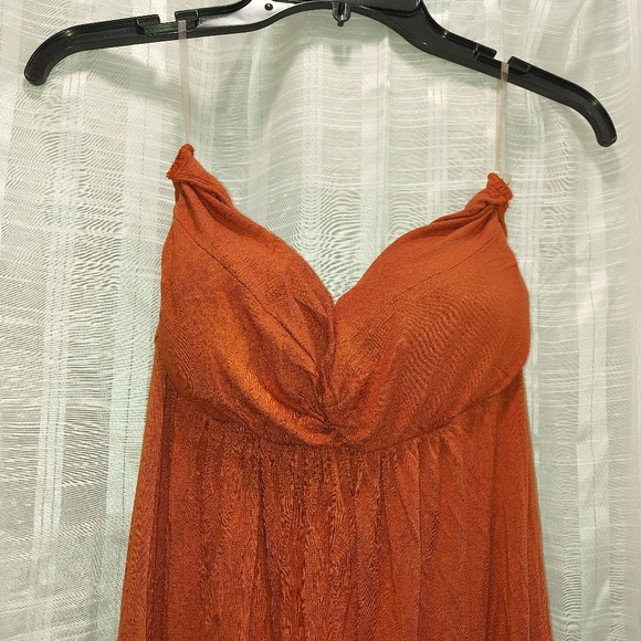 3/$30 🙂 Dots strapless dress, Size L - Picture 5 of 9